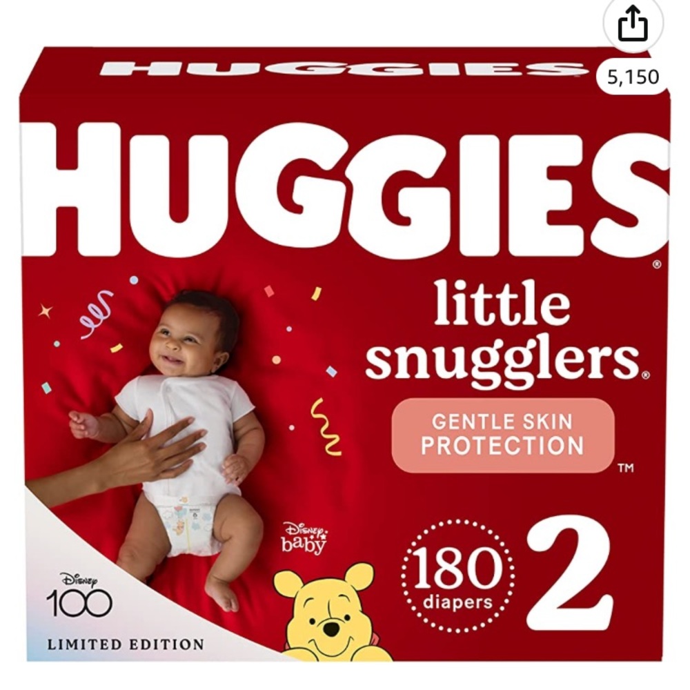 Huggies bulk box of Size 2